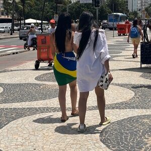 Brazilian cover up and bag Rio De Janeiro